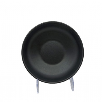 Matte Black 7'' Melamine Round Plate