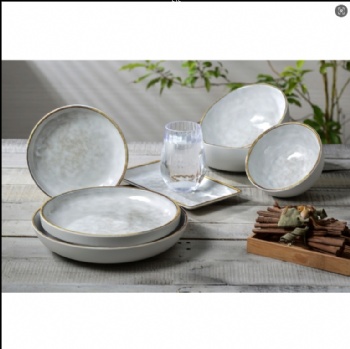 Melamine Dinner Plate and Bowl Set
